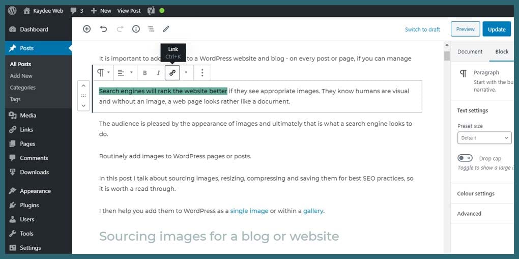 How to add a PDF to WordPress - text link How to Add a PDF to WordPress and Link Via a Text Link