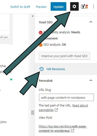 WordPress Revisions - How to Find Them